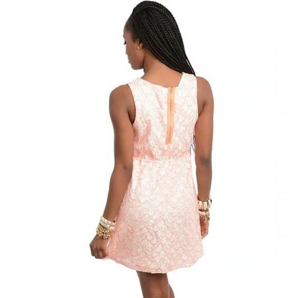 *Clearance*  UK2LA Pink Flowered Dress - Picture 2 of 3